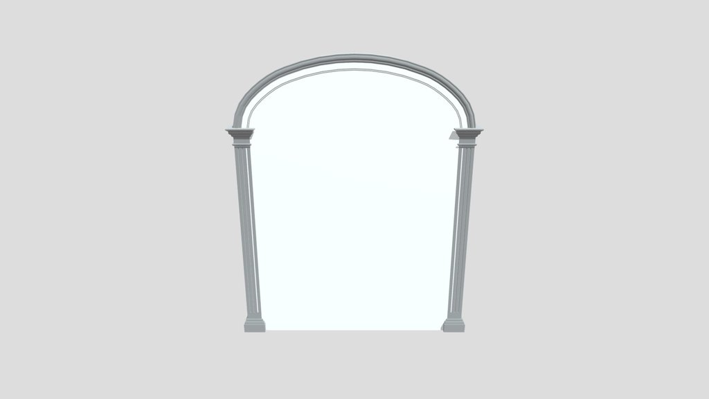 Arched Wall Niche Bookshelf
