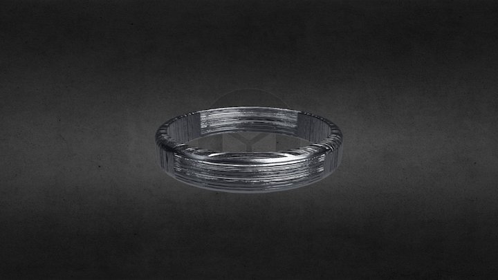 Mens Simple Ring 3D Model