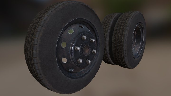 wheel 3D Model