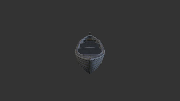 26ft whaelboat 3D Model
