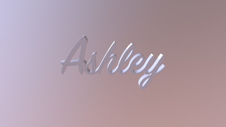 Ashley Text test 3D Model