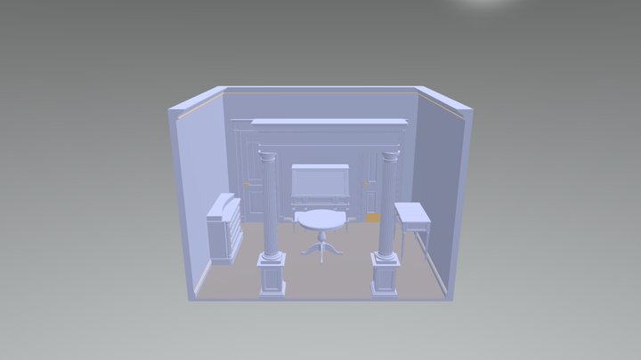 exhitbition space 3D Model