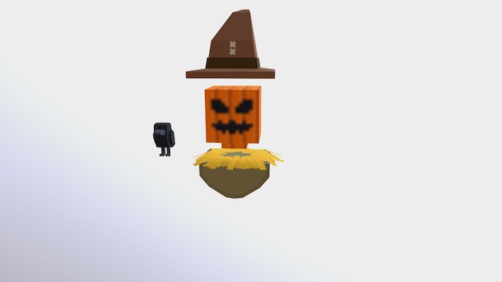 Scarecrow Items 3D Model