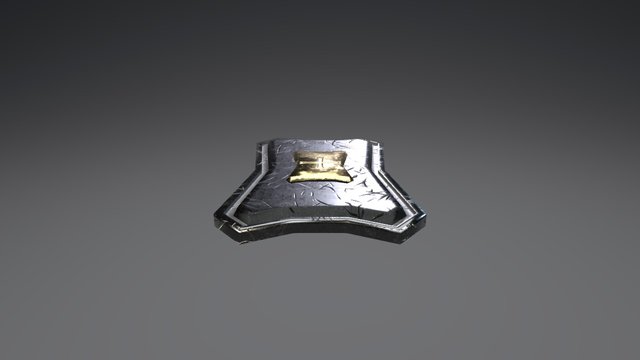 Templar Shield 3D Model