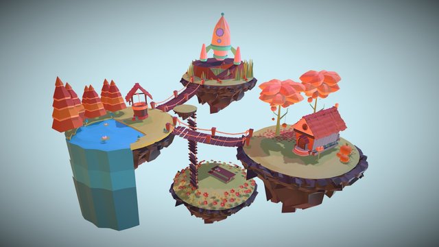 Space In The Fall Constest 3D Model
