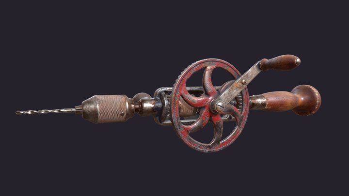 Millers Falls Hand drill 3D Model