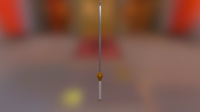 Zaraki Katana 3D Model