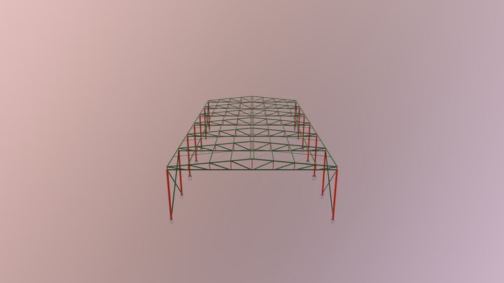 Galpão 15x30 3D Model