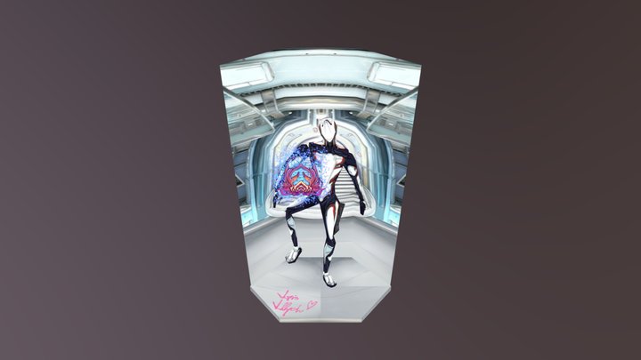 Low-Poly Excalibur Diorama for TennoCon 2021 3D Model