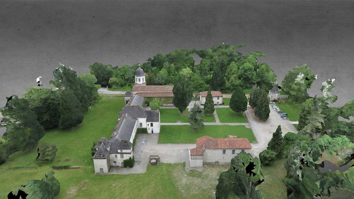 Abbaye d'Escaladieu (France) 3D Model