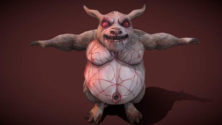 Pig Demon 3D Model