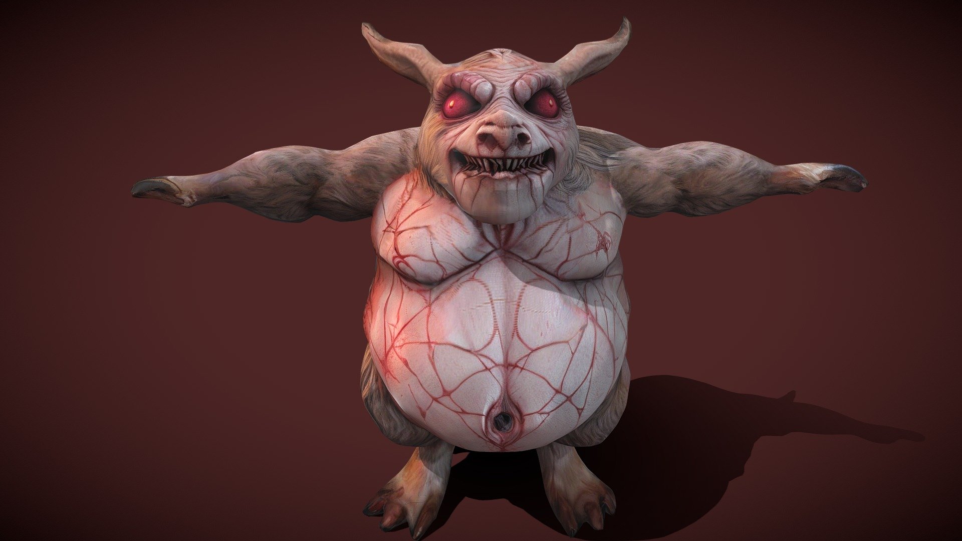 Pig Demon - Buy Royalty Free 3D model by The Scan Man (@TheScanMan ...