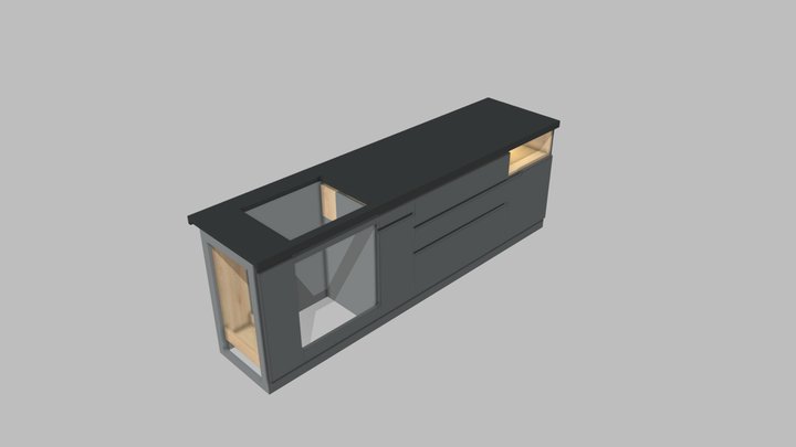 Mueble Meson v2 3D Model