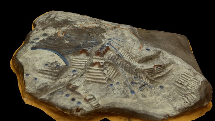 Stone Map 3D Model