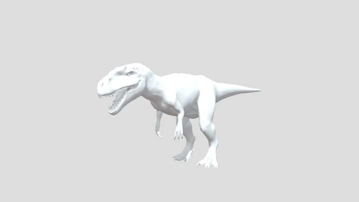 Baby Allosaurus Fragilis (Fase 1) 3D Model
