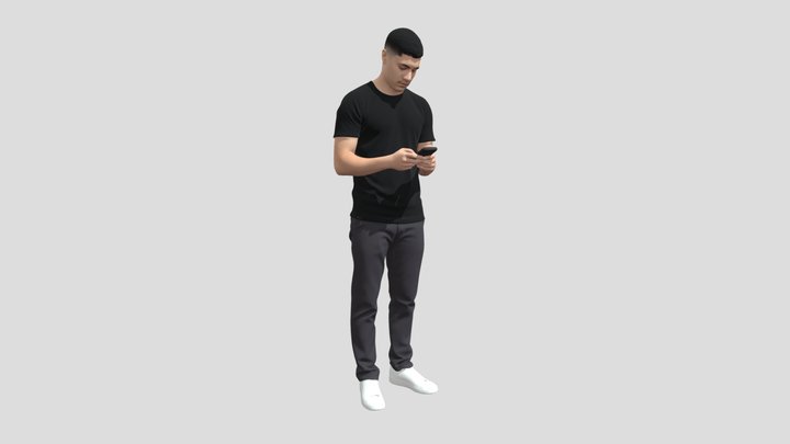 Casual Phone Check – Kostenloses 3D-Modell STL