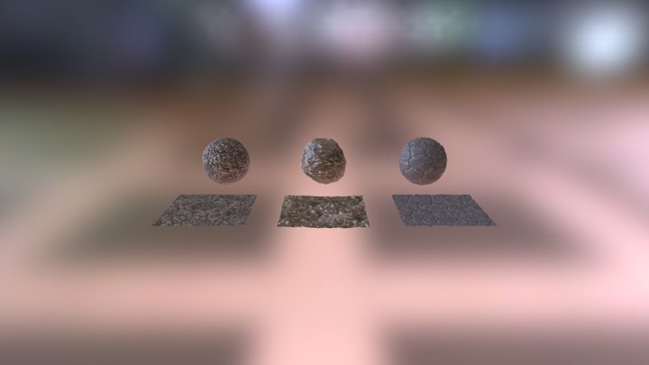 Materialtestsuite 3D Model