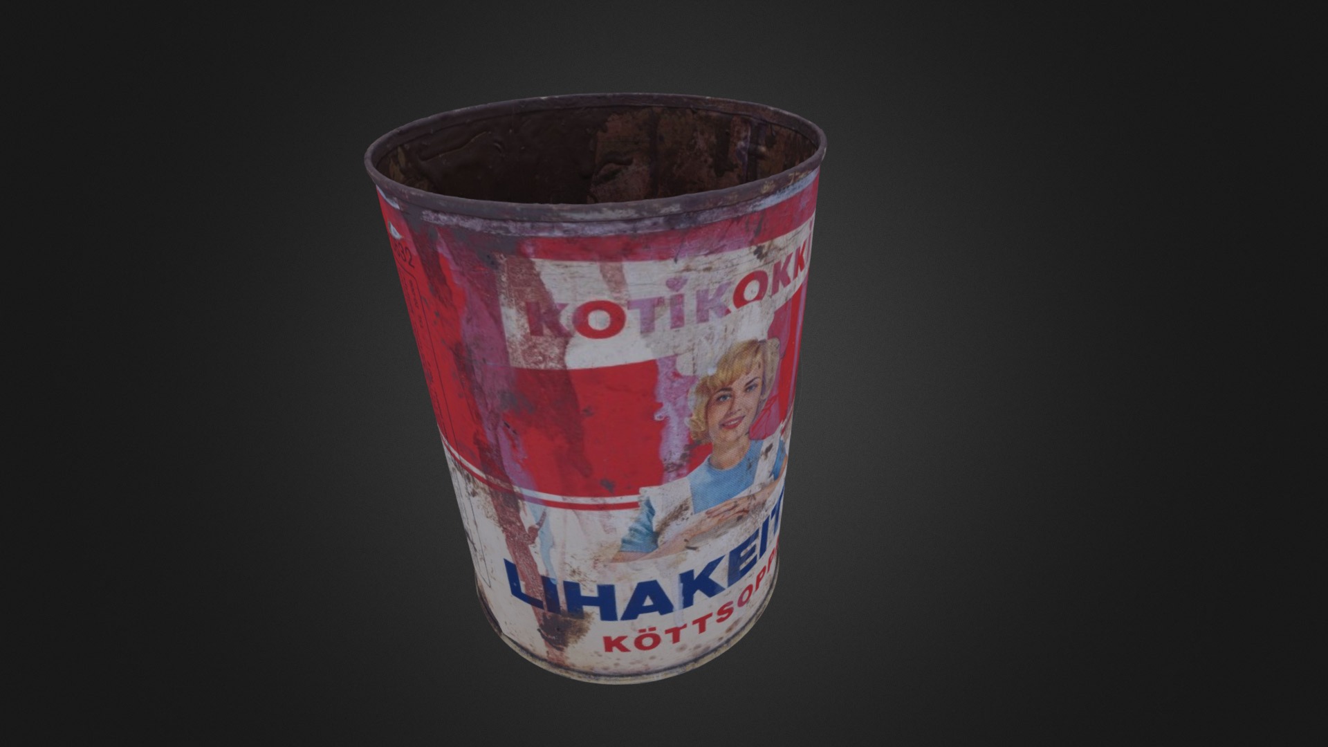 Lihakeitto tin can