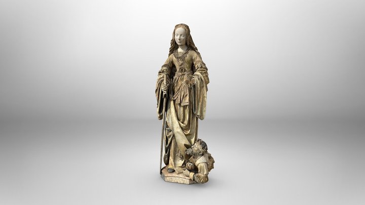 Heilige Catharina 3D Model