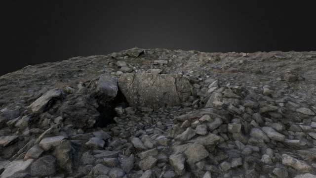 Knocknarea South - SL014-076001 - Passage Tomb 3D Model