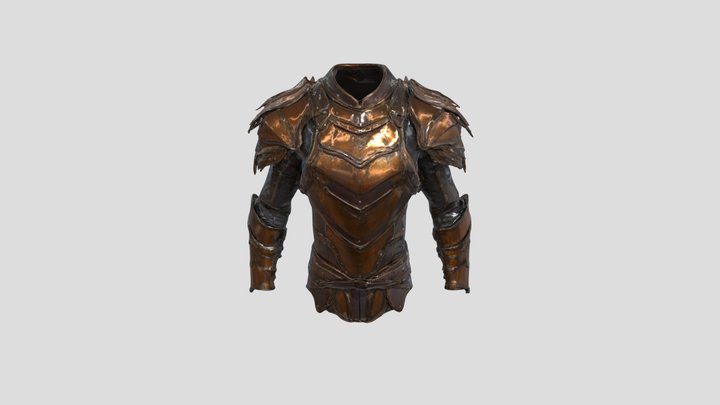 Crimson Knight Armor 3D Model