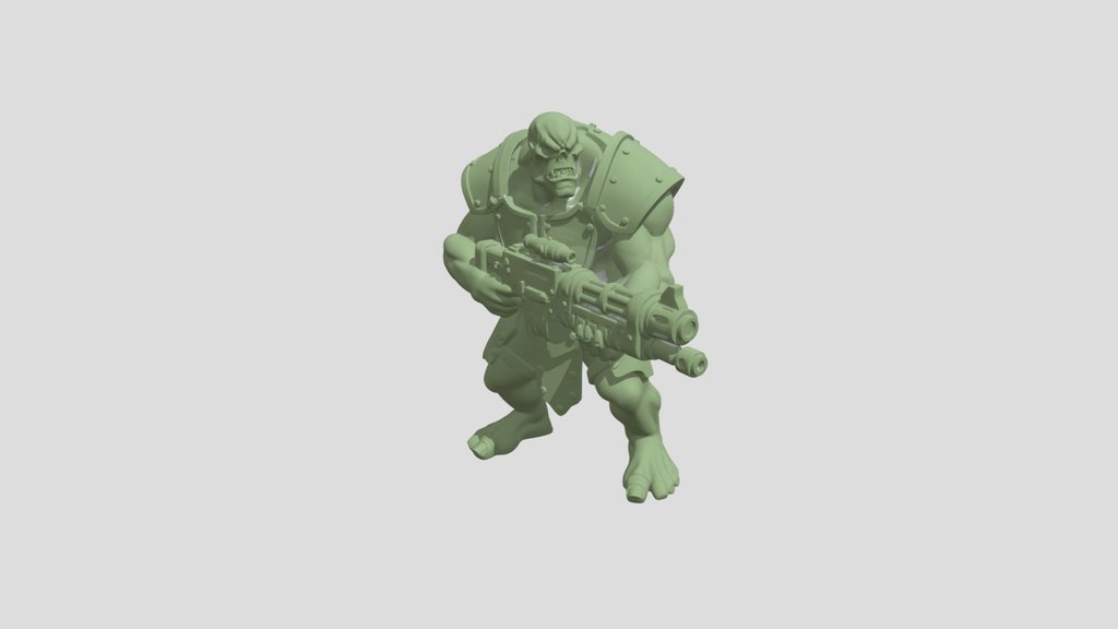 Alien Brute Plasma Trooper STL | Sci-Fi…