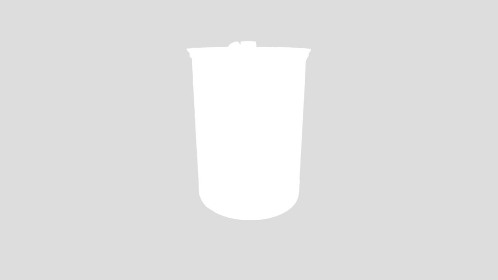 Metal Cylinder Trashbin