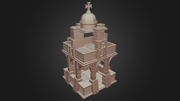 Holy Guard Tower 3D Model