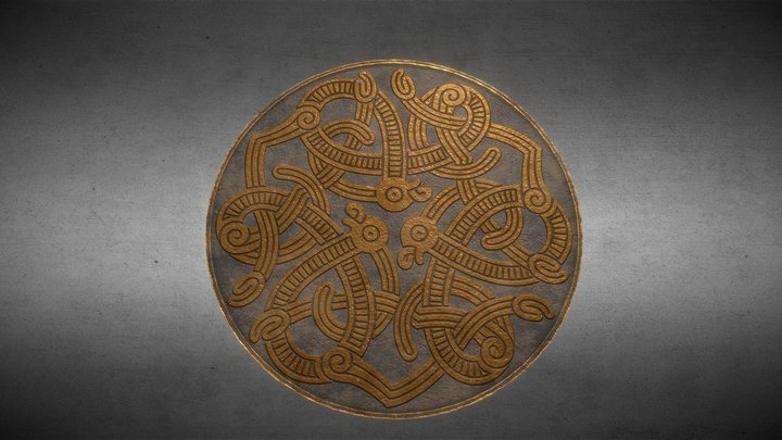 Nordic Medalion 3D Model