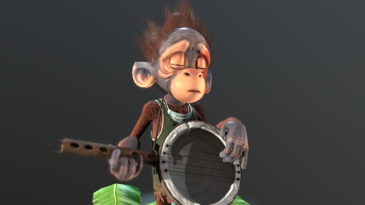 Song for a lost Home (RealTime Character) 3D Model