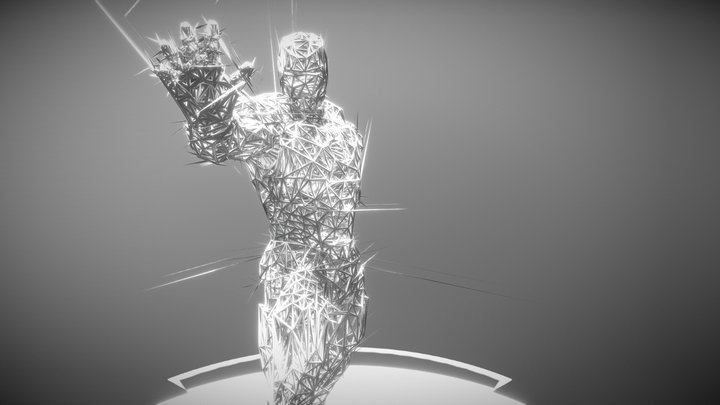 Abstract Ironman 3D Model