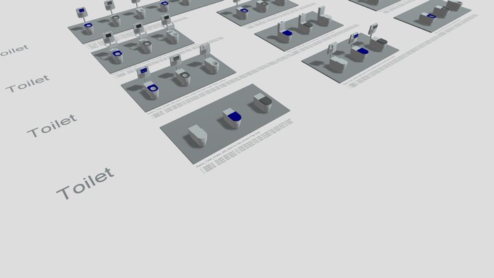 Wolfen toilets 3D Model