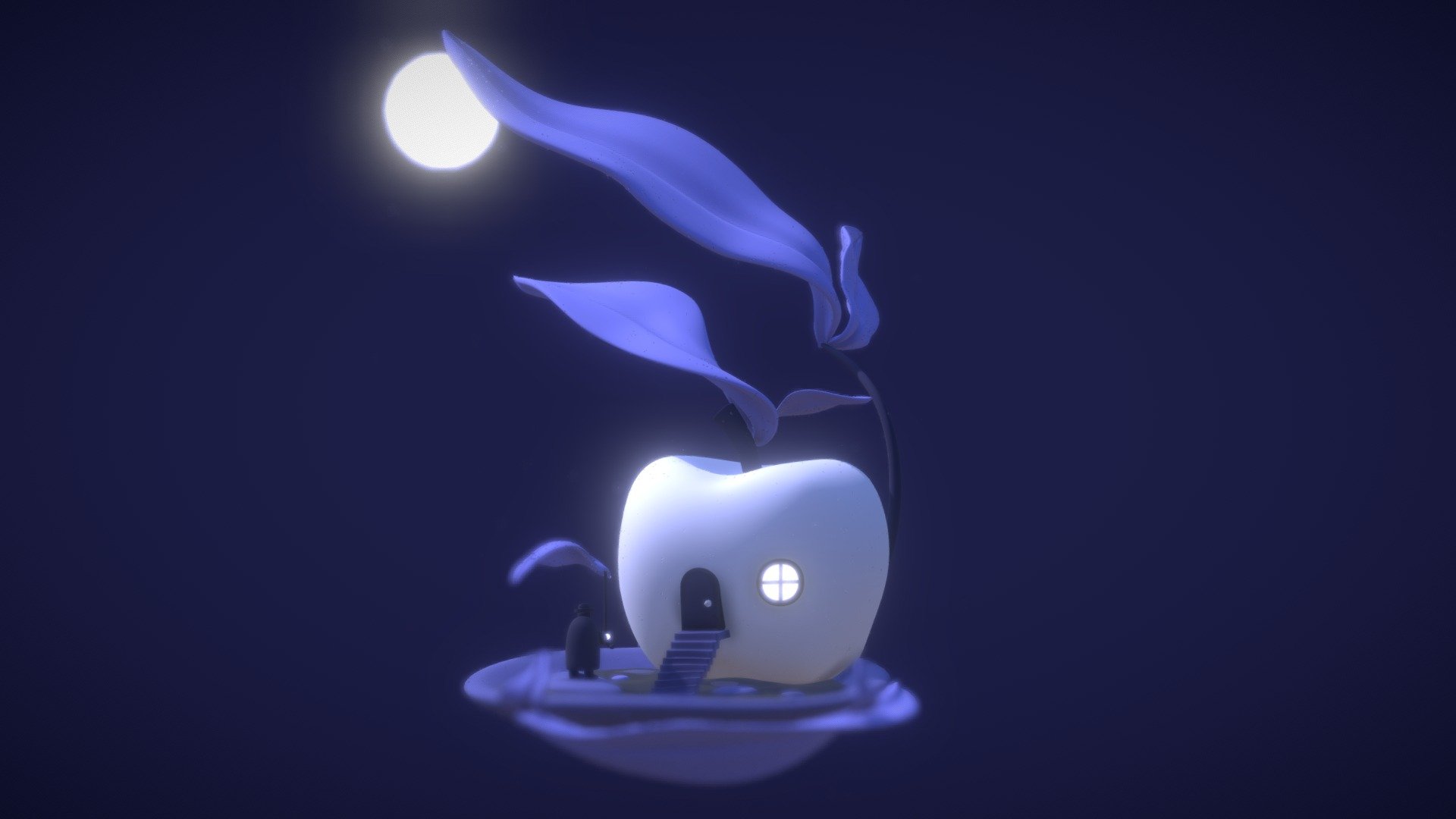 The Son of Man is Blue — Sketchfab embed 3D viewer