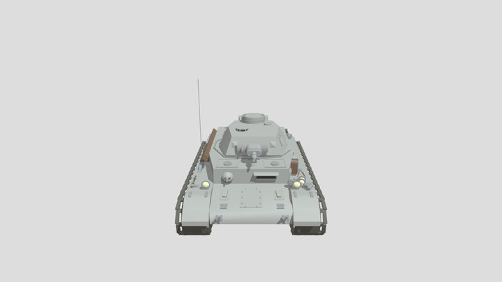 Panzer4 Ausf F1 3D Model