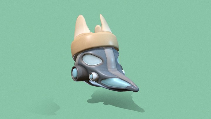 Plague Mask 3D Model