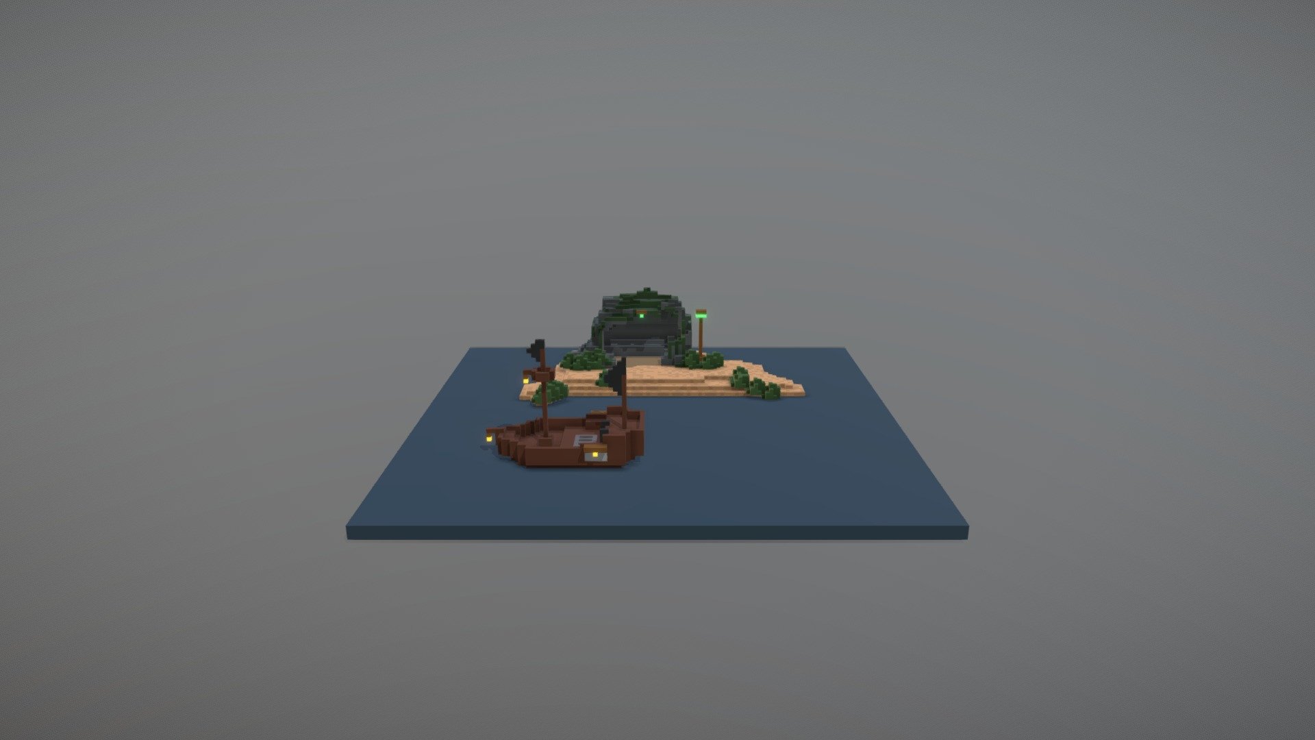 bateau_rive_c3drv - 3D model by Jia_Yi [d0fcda0] - Sketchfab