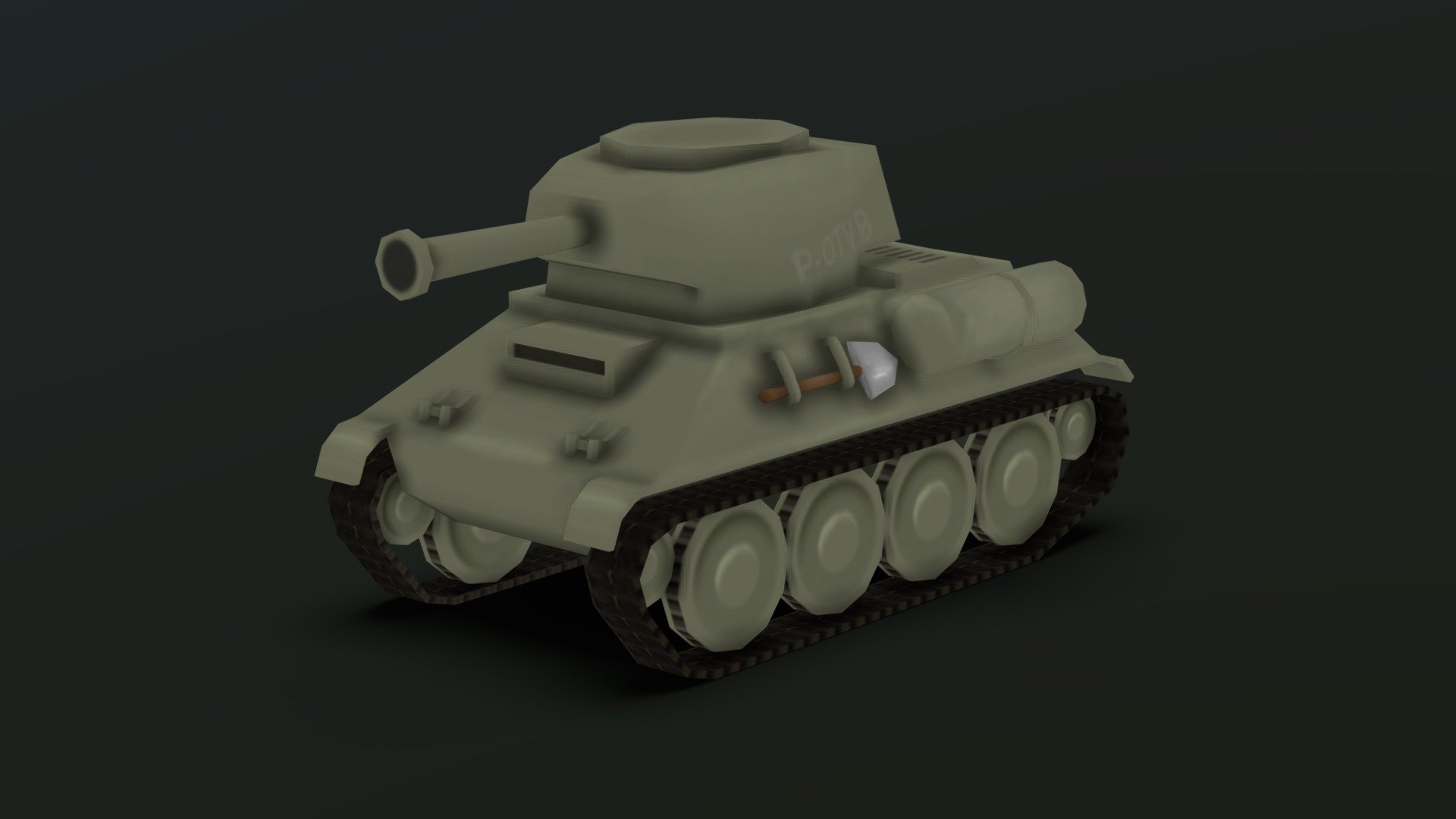 T34 Tank 3D model by Ryan Butler (azerathmetrionzinthos) [d0fd5b4