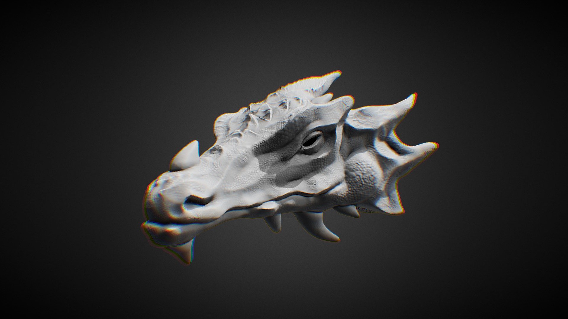 Dragon head sculpt Download Free 3D model by Asiri_Cg (asirification