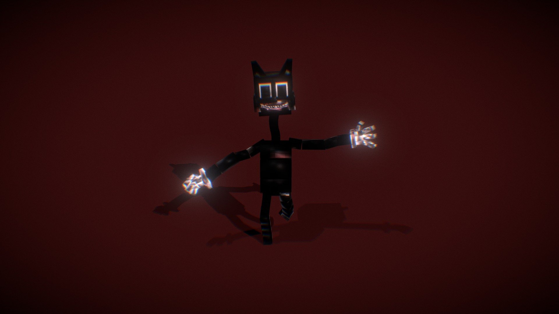 Cartoon Cat MCPE By Cyber Art1410 Download Free 3D model by