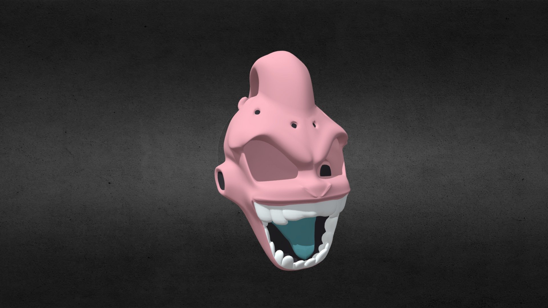 Majin Buu cabezon FanoD3c - Download Free 3D model by FanoD3c (@fanodev310)  [d0fd816] - Sketchfab