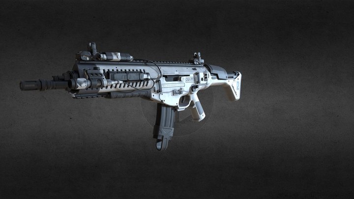 ARX-160 weapon 3D Model