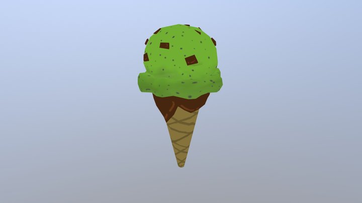 Ice cream!! 3D Model
