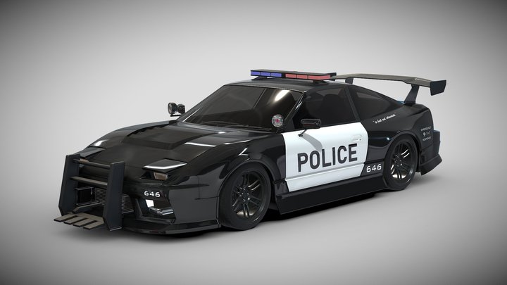 Police-car 3D models - Sketchfab