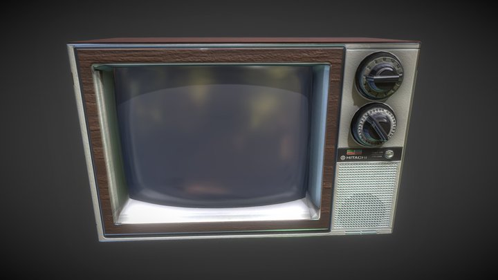 Old TV 3D Model