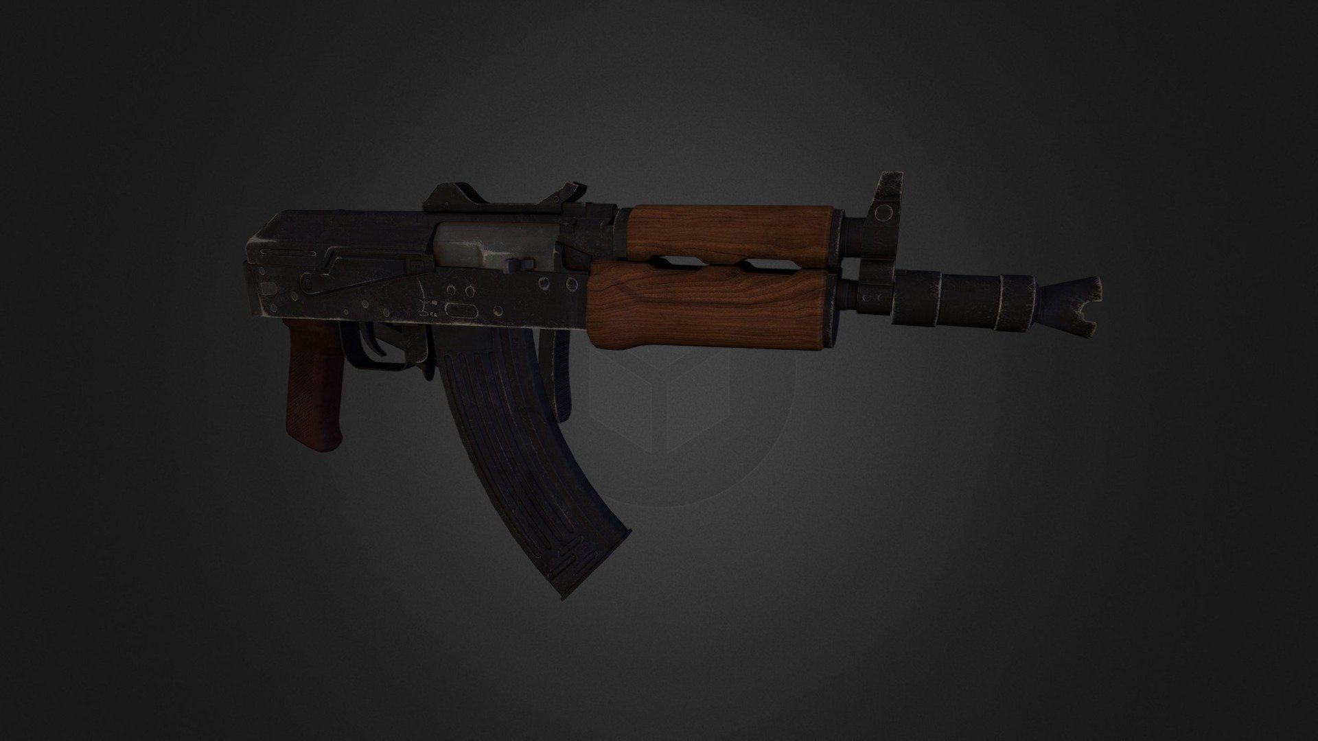 AK74u - 3D model by Connor Chameleon (@connorchameleon) [d0ksxt9 ...