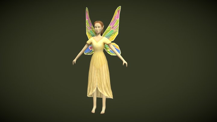 Forest Fairy 3D Model