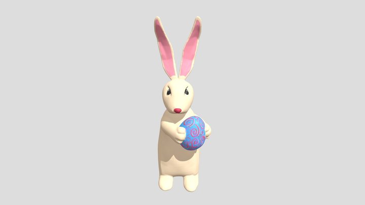 Easter Bunny 3D Model