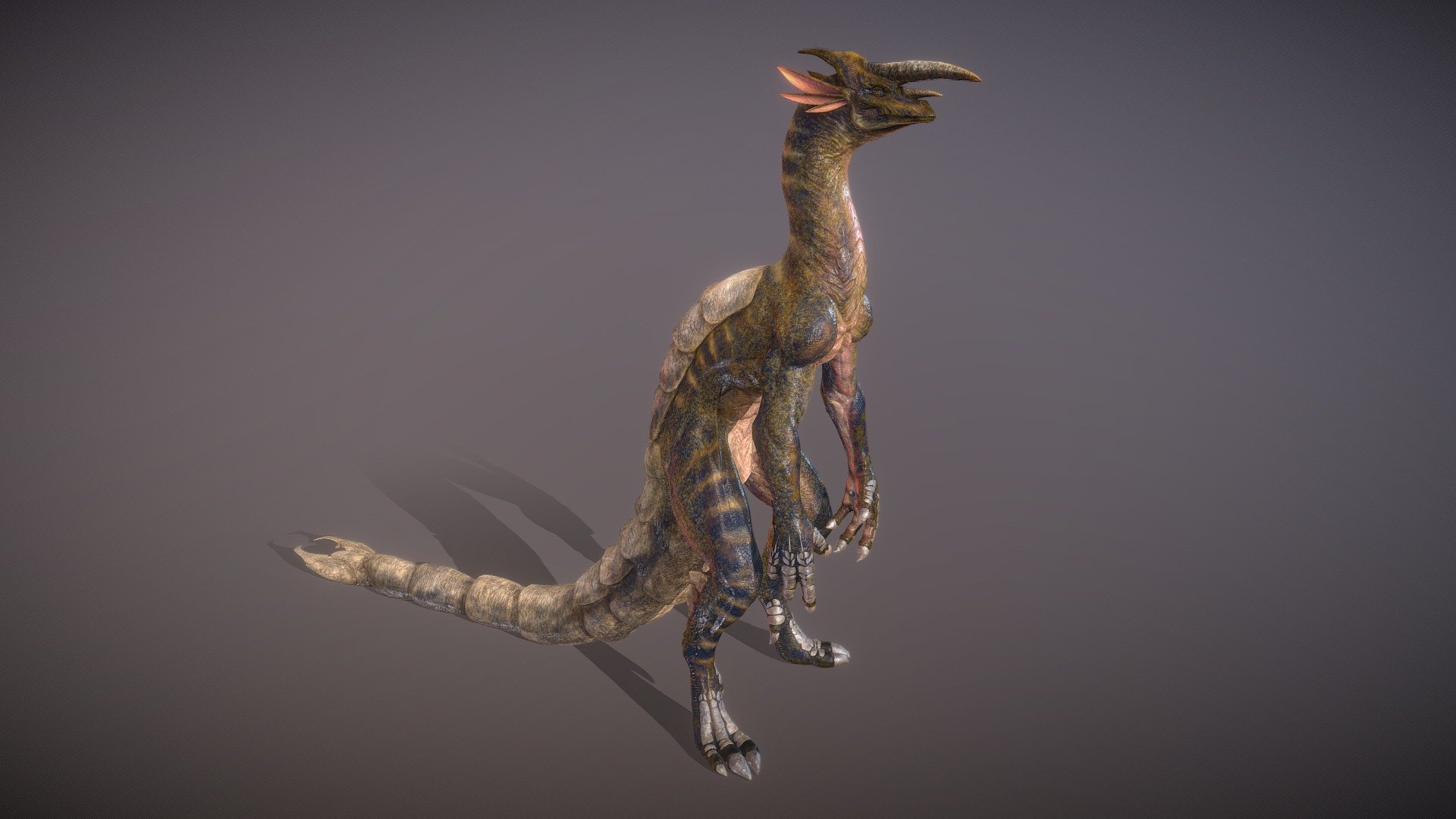 Single Horn Alien Creature - 3D model by kishore987 [d100685] - Sketchfab