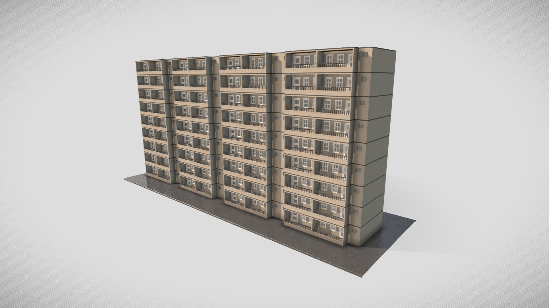9-stored apartment house