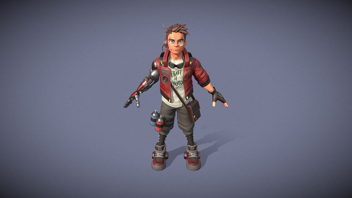 Cloud Runner 3D Model